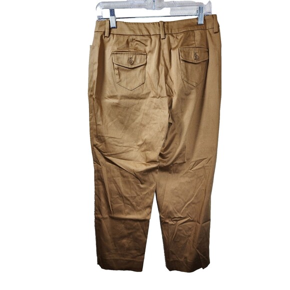 ​Jones New York Signature Petite 6P Tan Crop  Stretch Pants Office Career - Picture 4 of 7